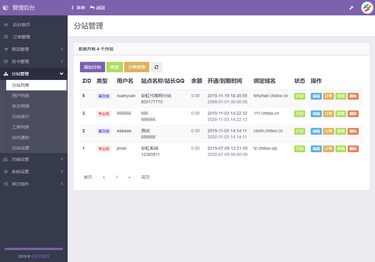 代刷网分站配置教程_分站域名怎么填写配置_代刷网主站分站详细配置教程(图文)-彩虹自助下单系统的简单介绍